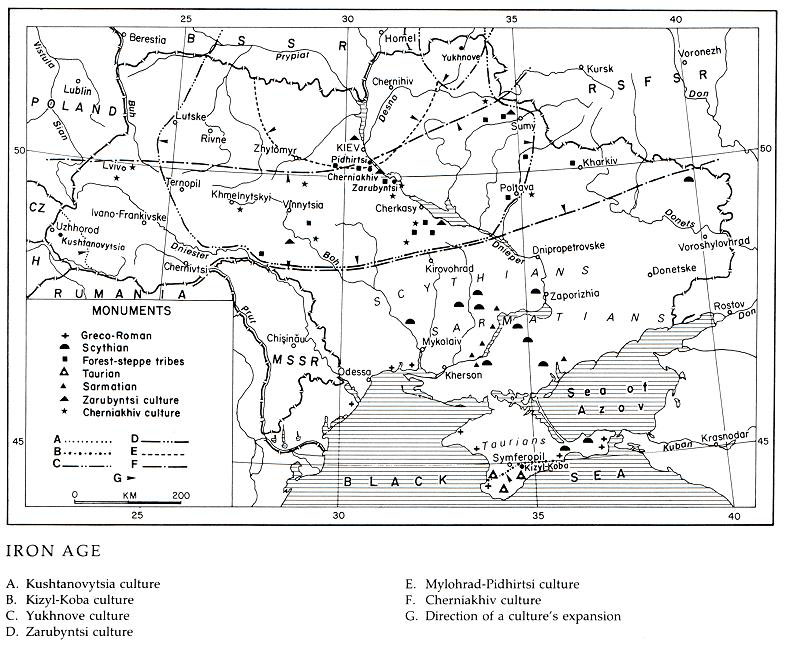 Image from entry Iron Age in the Internet Encyclopedia of Ukraine